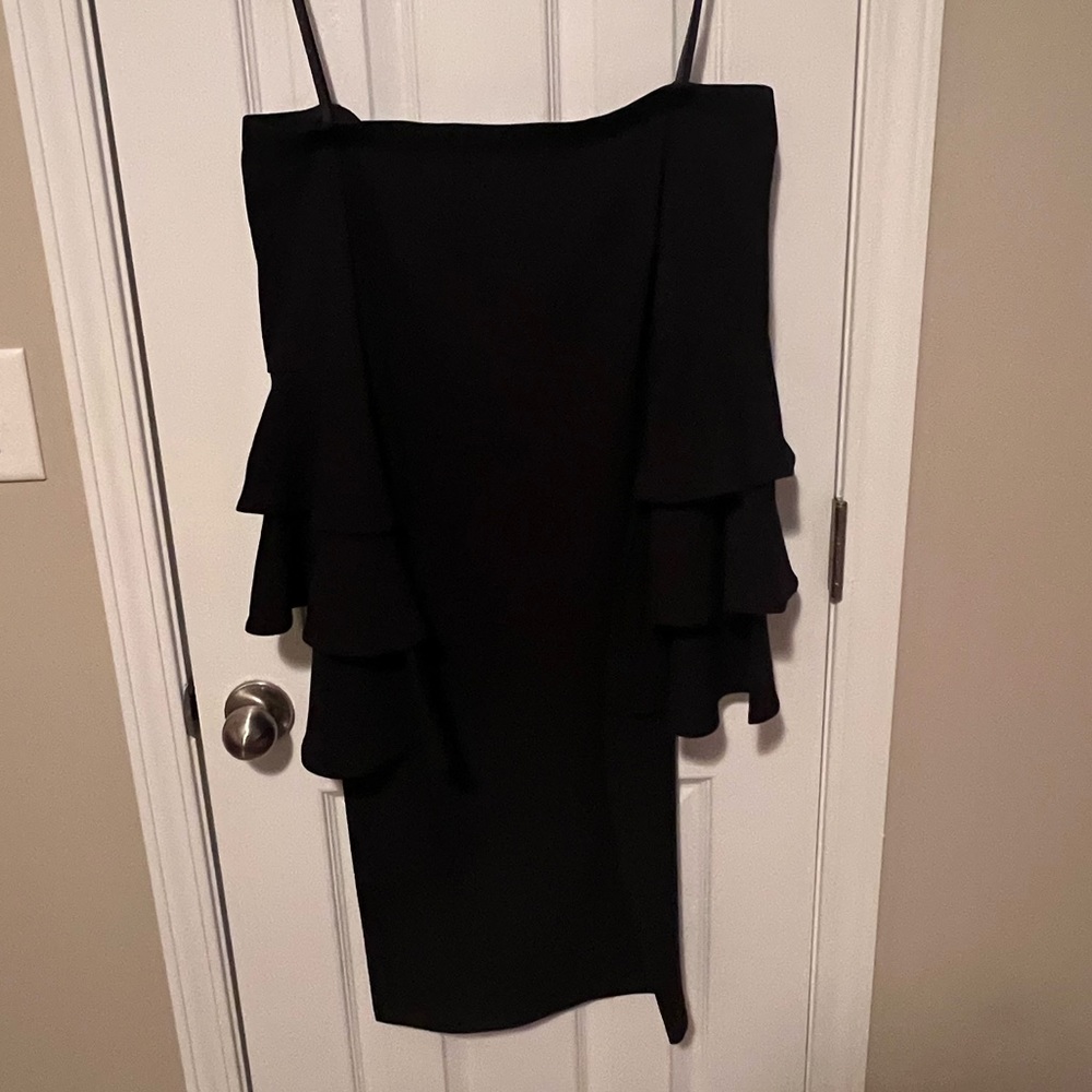 Black Off the Shoulder Dress